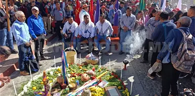 Recuerdan a obispo Samuel Ruiz con peregrinación Recuerdan a obispo Samuel Ruiz con peregrinación