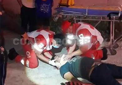 Un lesionado grave tras una violenta colisión Un lesionado grave tras una violenta colisión