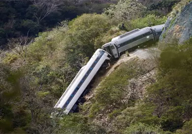FGR reporta exceso de velocidad en accidente del Tren FGR reporta exceso de velocidad en accidente del Tren