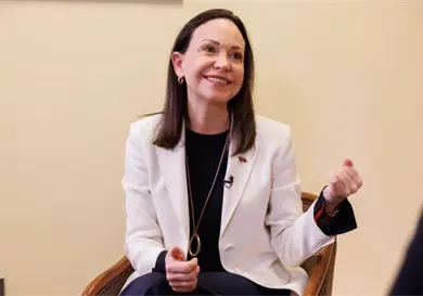 Pronto regresaré a Venezuela: Corina Pronto regresaré a Venezuela: Corina