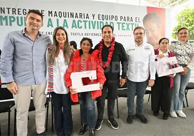 Entrega ERA apoyos para impulsar la actividad textil Entrega ERA apoyos para impulsar la actividad textil