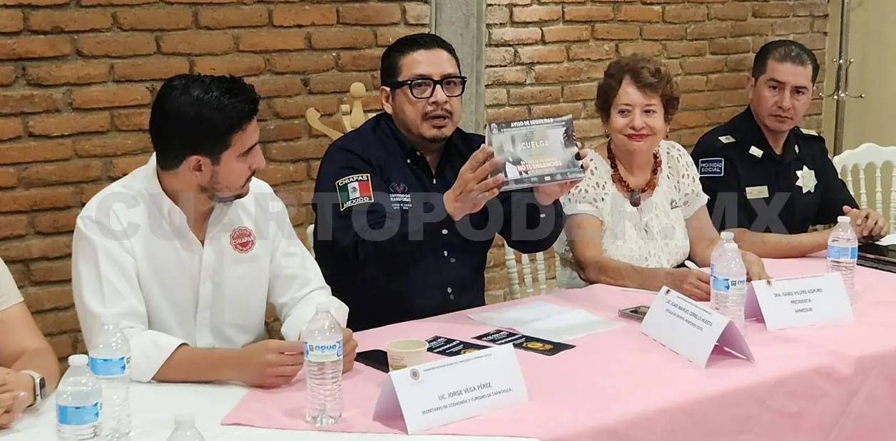 Durante el encuentro se dio a conocer la importancia de prevenir e identificar los delitos de extorsión telefónica y secuestro virtual. CP