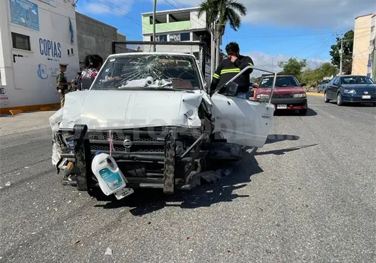 Carambolazo: dos adultos mayores acaban heridos