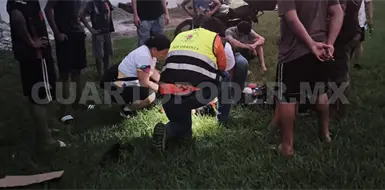 Menor convulsiona al caer de árbol Menor convulsiona al caer de árbol
