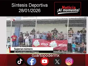 S&iacute;ntesis Deportiva 28 01 2026