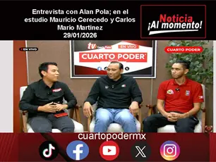 Entrevista con Alan Pola; en el estudio Mauricio Cerecedo y Carlos Mario Mart&iacute;nez