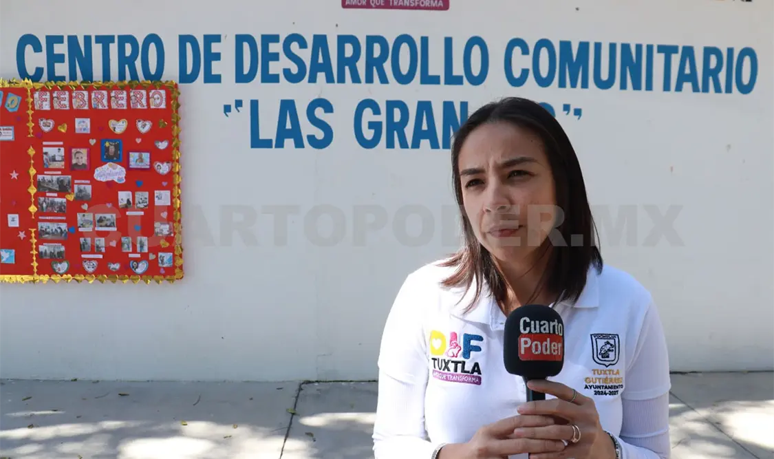 Ana Karen de los Santos Colín, coordinadora de los Cedecos. Samuel Meneses / CP