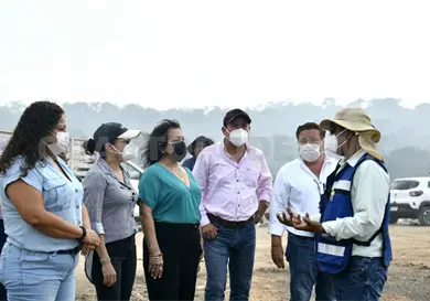 Constatan avances en el sitio de disposici&oacute;n final