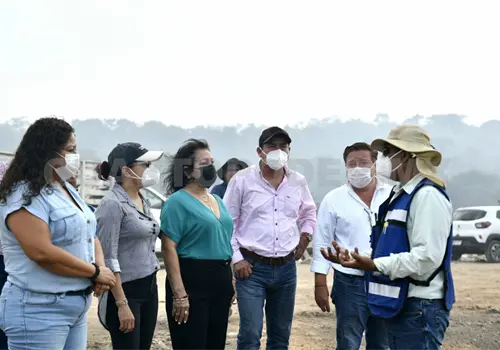 Constatan avances en el sitio de disposición final Constatan avances en el sitio de disposición final