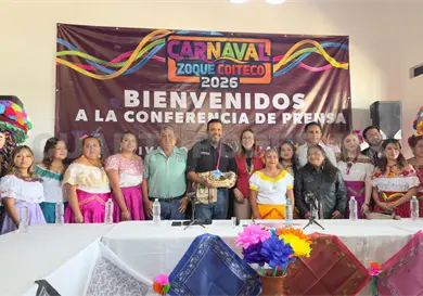 Presentan Carnaval Zoque Coiteco 2026 Presentan Carnaval Zoque Coiteco 2026