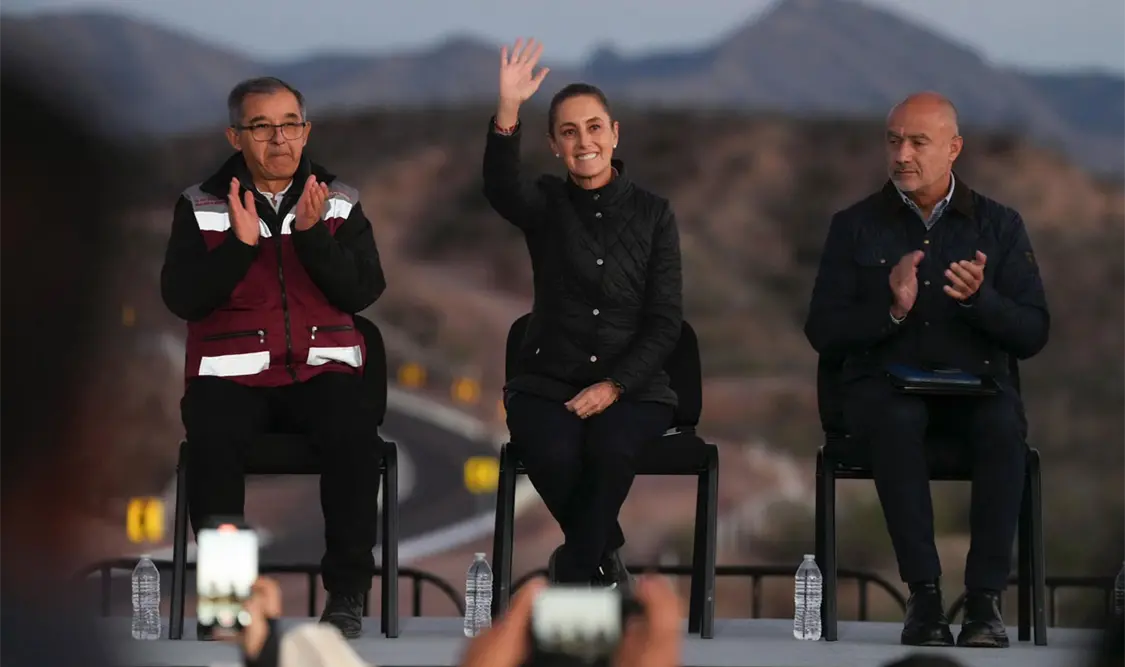 Sheinbaum Pardo resaltó la gira productiva que realizó este fin de semana. Cortesía