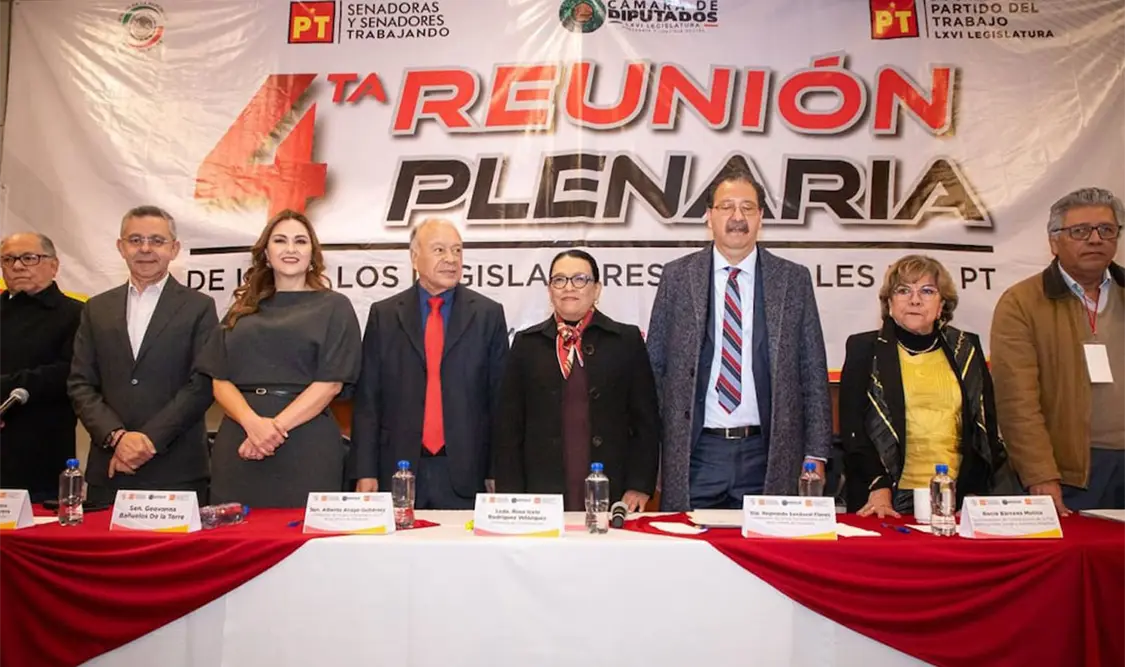 En la plenaria de Morena se habló de la reforma electoral, próxima a enviarse al Congreso. Cortesía 