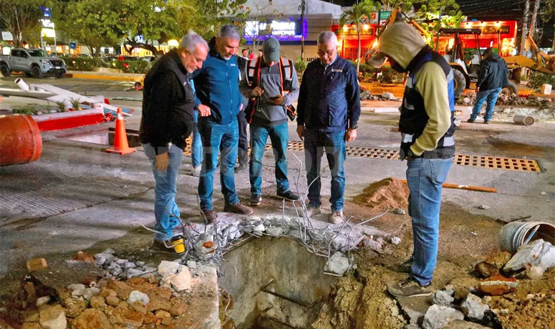 El hundimiento fue detectado de manera oportuna, por el hecho que se acordó realizar los trabajos de reparación y cierres viales. CP