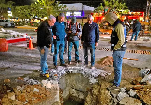 Detecta ayuntamiento socav&oacute;n en riesgo de colapso