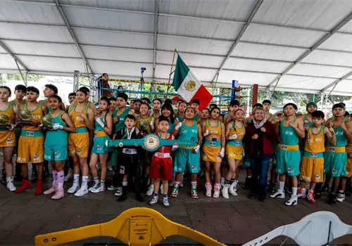 Jóvenes púgiles muestran talento Jóvenes púgiles muestran talento