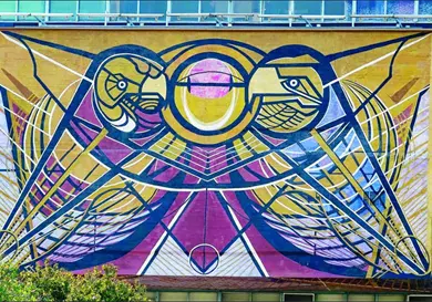 Restauran mural de Siqueiros