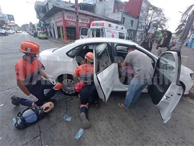 Semaforazo: tres lesionados, el saldo