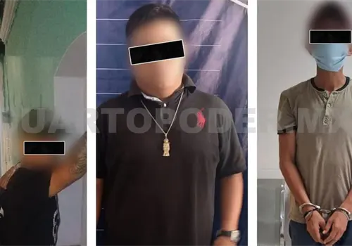 Detienen a presuntos asaltantes de tiendas