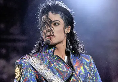 Michael Jackson al estrado