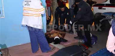 Colisi&oacute;n entre motos deja una persona lesionada