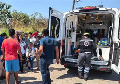 Los chocan y terminan con lesiones en hospital