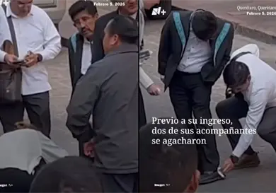 Hugo Aguilar se disculpa por video donde le limpian los zapatos