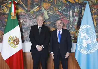 Juan Ram&oacute;n de la Fuente se re&uacute;ne con Peter Grohmann