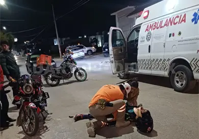 Tres motoristas sufren accidentes y se lesionan