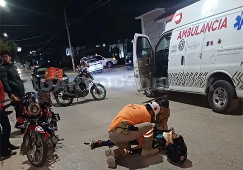 Tres motoristas sufren accidentes y se lesionan