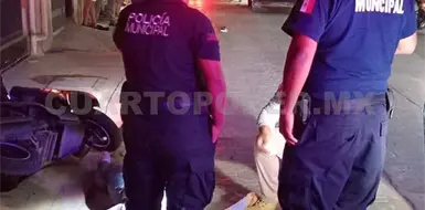 Queda contusionada al estamparse en taxi