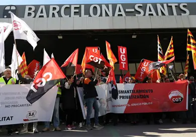 Cancelados trenes por huelga de maquinistas Cancelados trenes por huelga de maquinistas