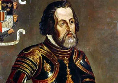 Retrato de Cort&eacute;s llega a Chapultepec