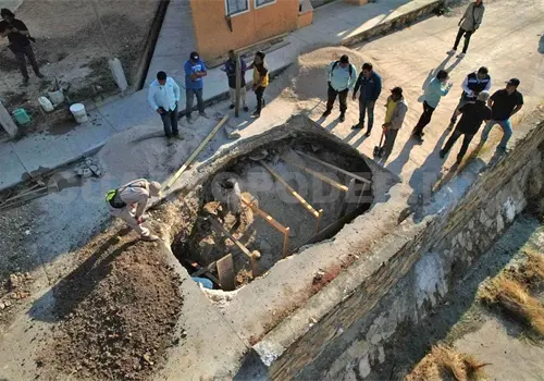 Da seguimiento &Aacute;ngel Torres a socav&oacute;n localizado