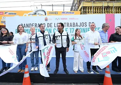Inicia ERA modernizaci&oacute;n de calle en Tapachula