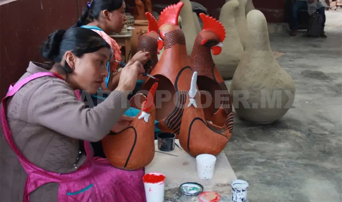 Las piezas que se exhiben reflejan técnicas ancestrales heredadas de generación en generación. Manuel Martínez / CP