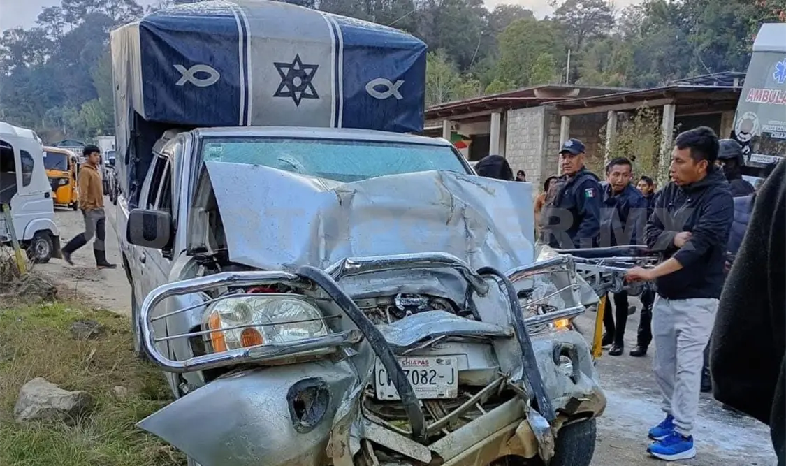 El transporte público no alcanzó a frenar a tiempo. Cortesía