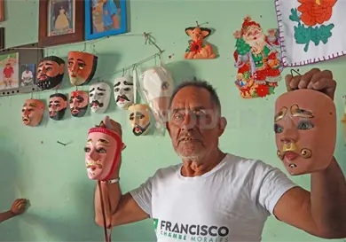 Don Bulmaro, 50 años dando rostro al carnaval Don Bulmaro, 50 años dando rostro al carnaval