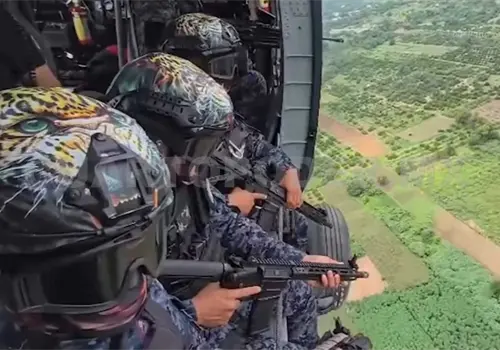 Fortalecen seguridad con operativos aéreos Fortalecen seguridad con operativos aéreos