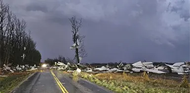 Sistema de tormentas azota sureste de Estados Unidos