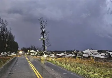 Sistema de tormentas azota sureste de Estados Unidos Sistema de tormentas azota sureste de Estados Unidos