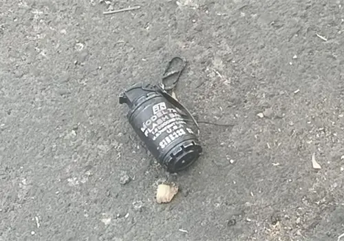 Se movilizan policías por hallazgo de falsa granada Se movilizan policías por hallazgo de falsa granada