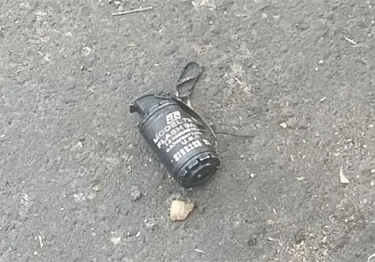 Se movilizan polic&iacute;as por hallazgo de falsa granada