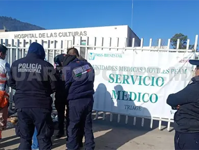 Lo hallan muerto frente a hospital de Las Culturas Lo hallan muerto frente a hospital de Las Culturas