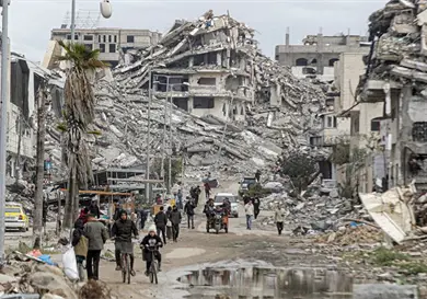 Comprometen cinco mil mdd para restaurar a Gaza Comprometen cinco mil mdd para restaurar a Gaza