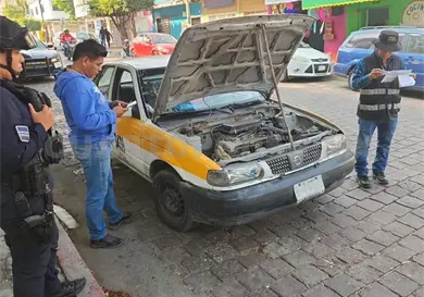 Realizan operativo de supervisi&oacute;n de unidades