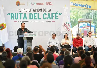 Impulsa rehabilitaci&oacute;n de la Ruta del Caf&eacute;