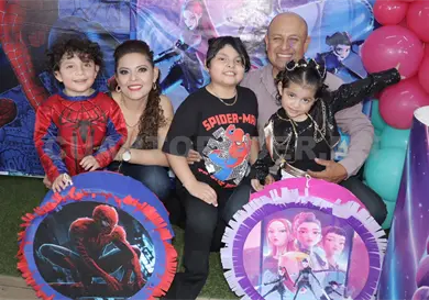 Xime y Mau compartieron festejo