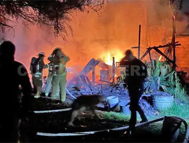 Fuego consume vivienda en colonia Rancho San Nicolás Fuego consume vivienda en colonia Rancho San Nicolás