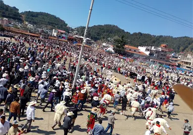 Con incidentes, concluye carnaval en Chamula
