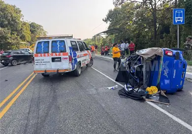 Fatal encontronazo: un muerto y dos heridos